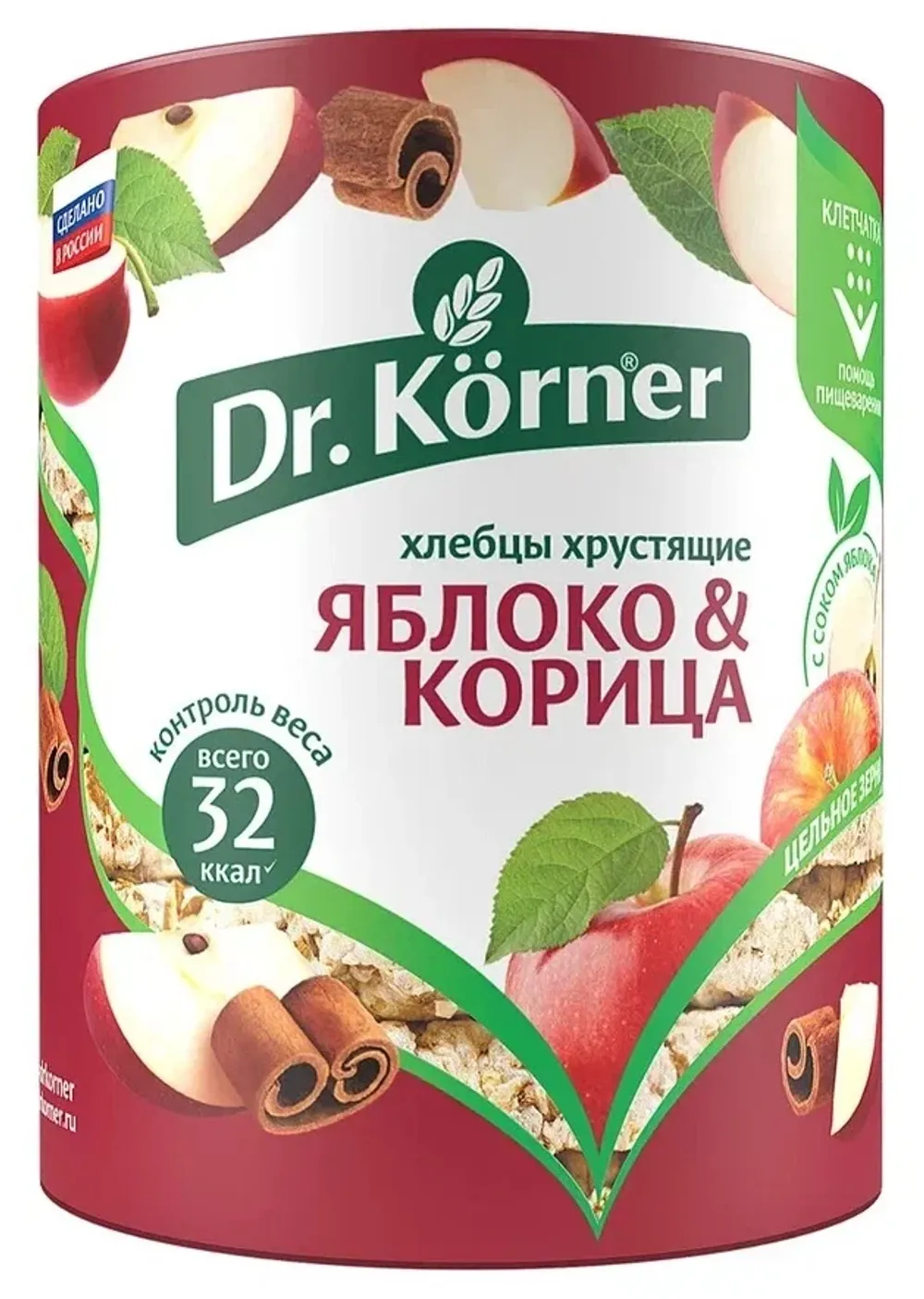 Хлебцы Др Корнер Злаковый коктейль яблоко корица 100г