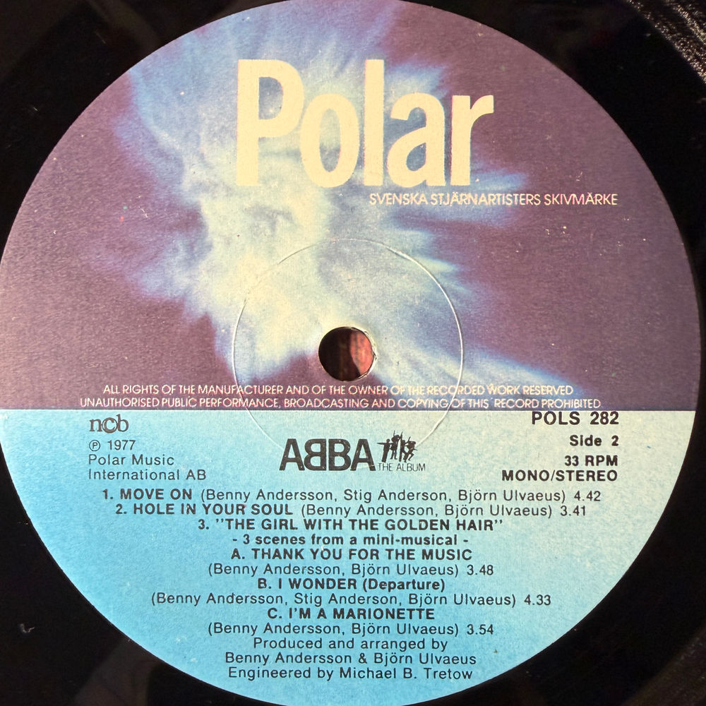 ABBA - The Album (Швеция 1977г.)