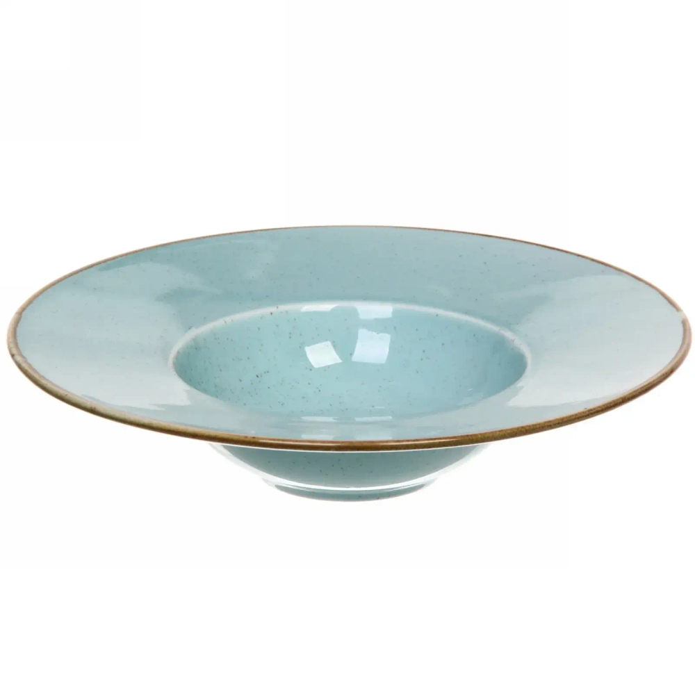 Тарелка керамическая «Tiffany Blue» для пасты 24*6см