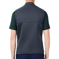 Мужская теннисная жилетка Lacoste Sport Quilted - dark grey