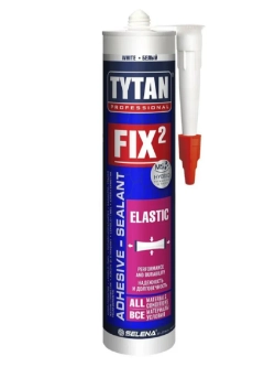 Клей-Герметик Fix² Elastic, 290 мл, Белый