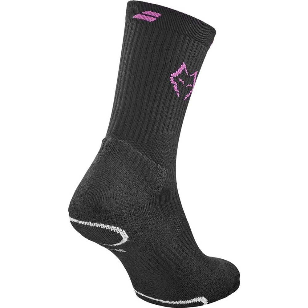 Skarpety tenisowe Babolat Mid-Calf Lebron 1P - black/black