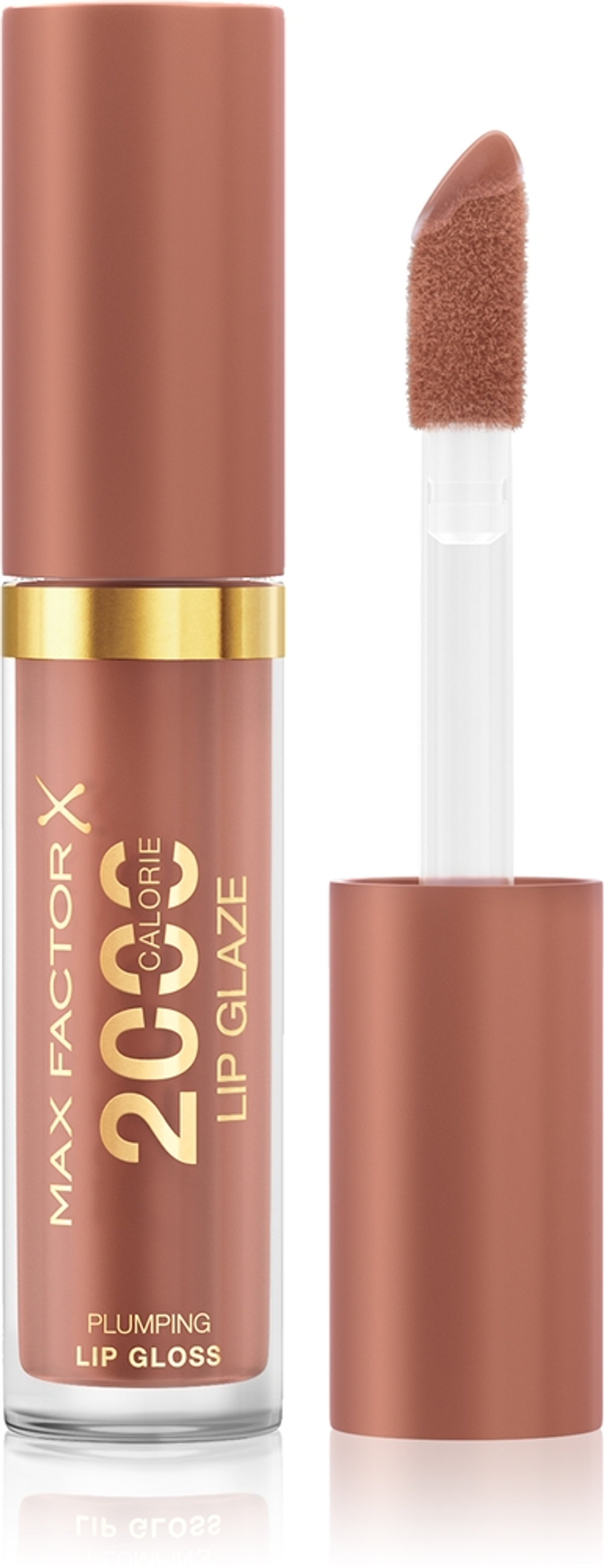 Max Factor 2000 Calorie Lip Glaze - Блеск для губ, придающий объем оттенок 150 Caramel Swish, 4 ml