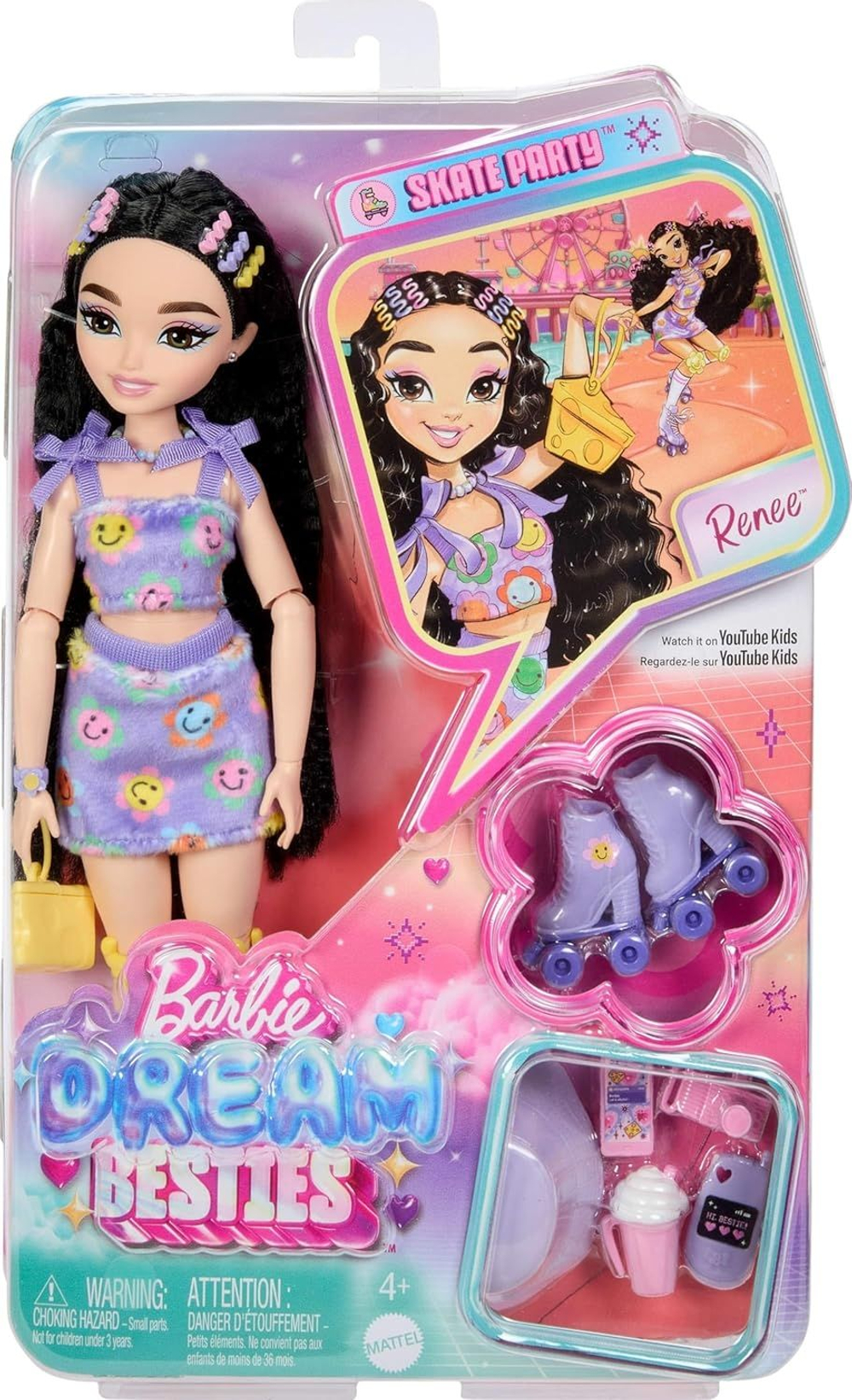 Кукла Barbie Dream Besties Рене на роликах