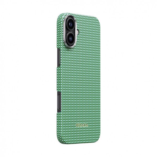 Чехол Pitaka Ultra-Slim для iPhone 16 Plus, Зеленый | Forest Green