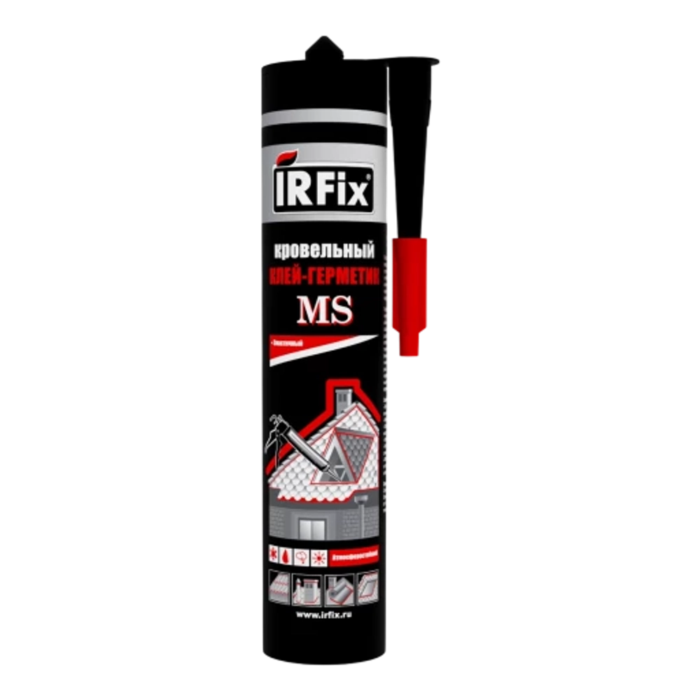IRFix MS КРОВЕЛЬНЫЙ Клей-герметик гибридный 310мл бесцветный (12шт/кор)