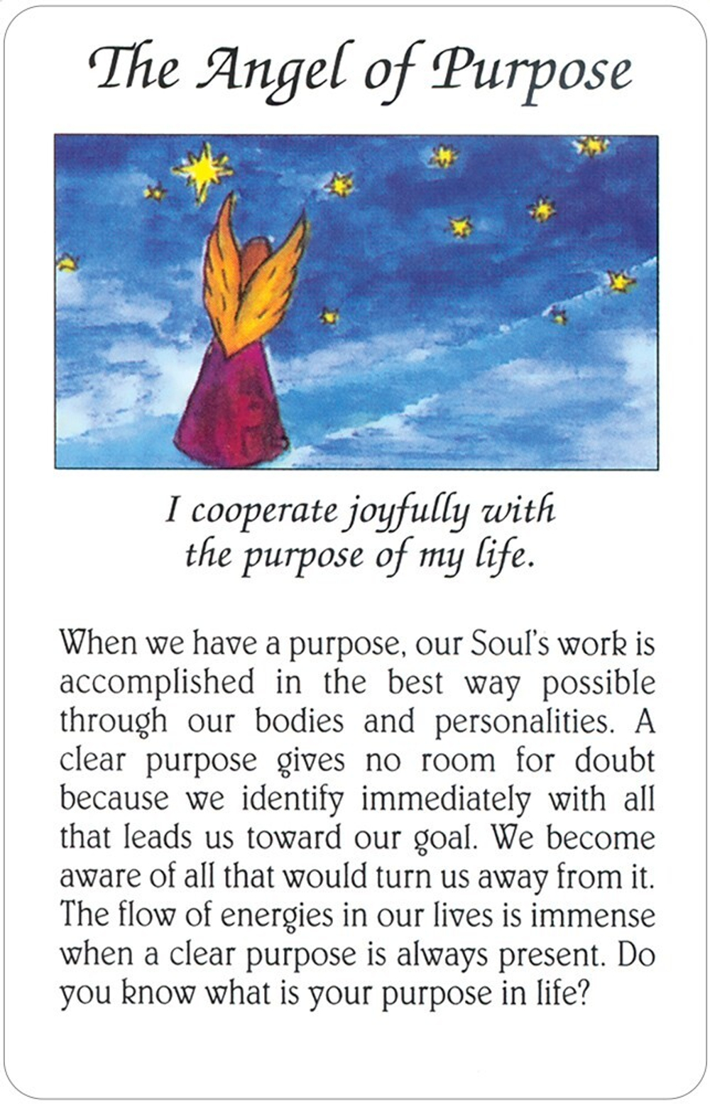 Angel Meditations. 64 illustrated Cards Containing Affirmations & Meditations