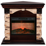 Каминокомплект Real Flame Dublin Corner Rock AO с очагом Irvine 24 (угловой)
