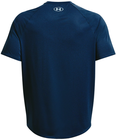 Мужская теннисная футболка Under Armour UA Tech 2.0 Textured SS Tee - varsity blue/blizzard