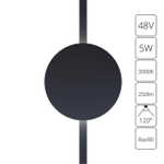 Магнитный трековый светильник Arte Lamp RAPID A1163PL-1BK