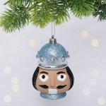 Елочная игрушка «Новогодний солдат» 7,5*7*11 см, голубой