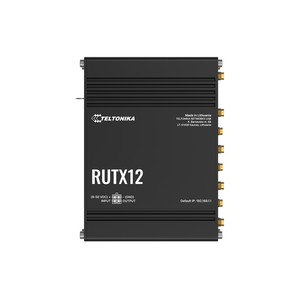 Роутер Teltonika RUTX12 DUAL LTE CAT6 ROUTER