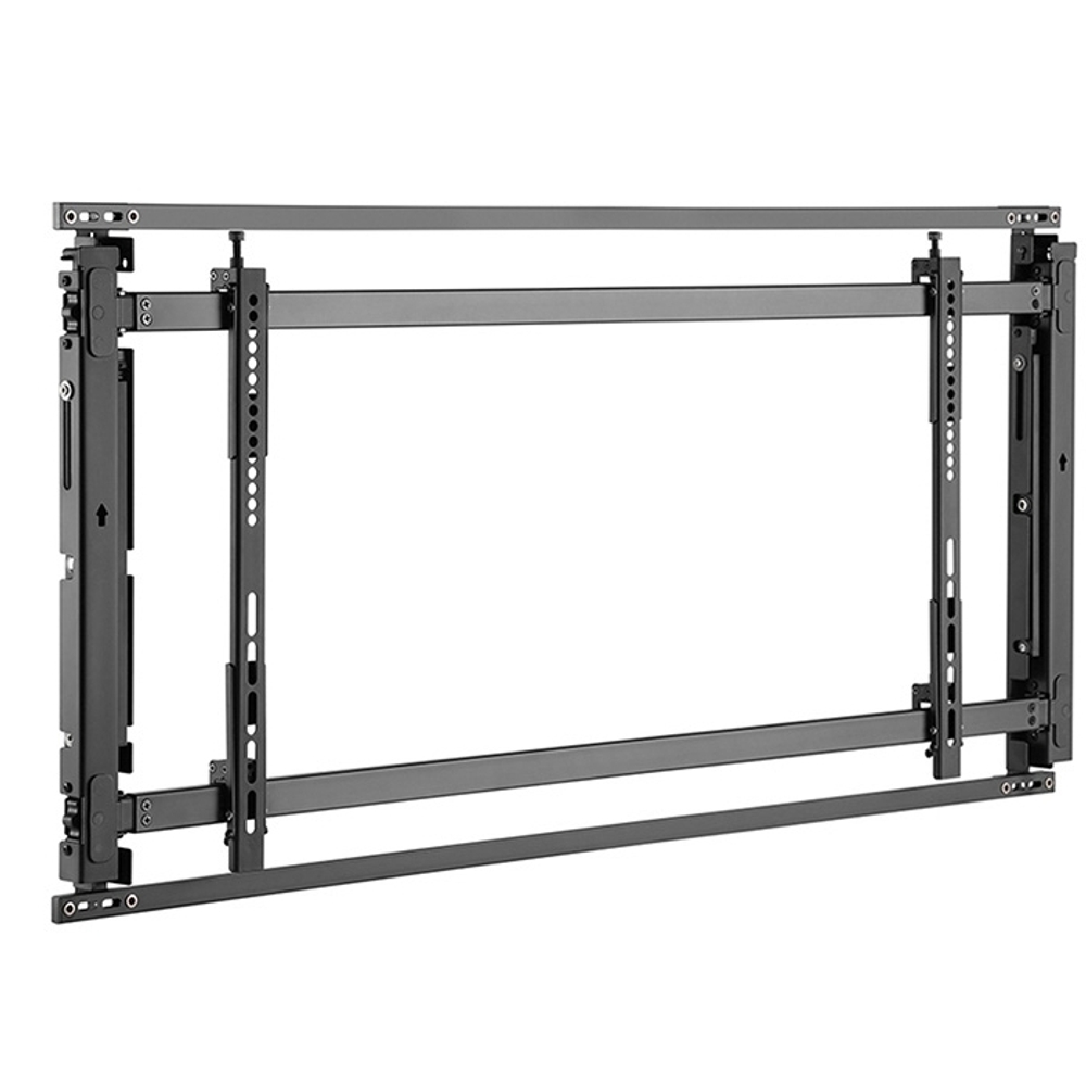ErgoFount BWM-09-68T Ультратонкое модульное выдвижное крепление для видеостен из дисплеев диагональю 55–60'', макс. нагрузка 35 кг, черное