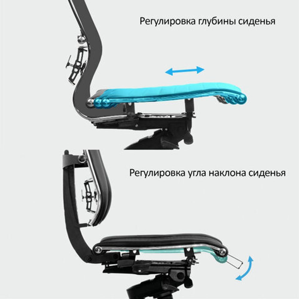 Кресло МЕТТА "YOGA" Y 4DF B2-5D, адаптивная спинка, 3D-подголовник, сверхпрочная сетка, черное