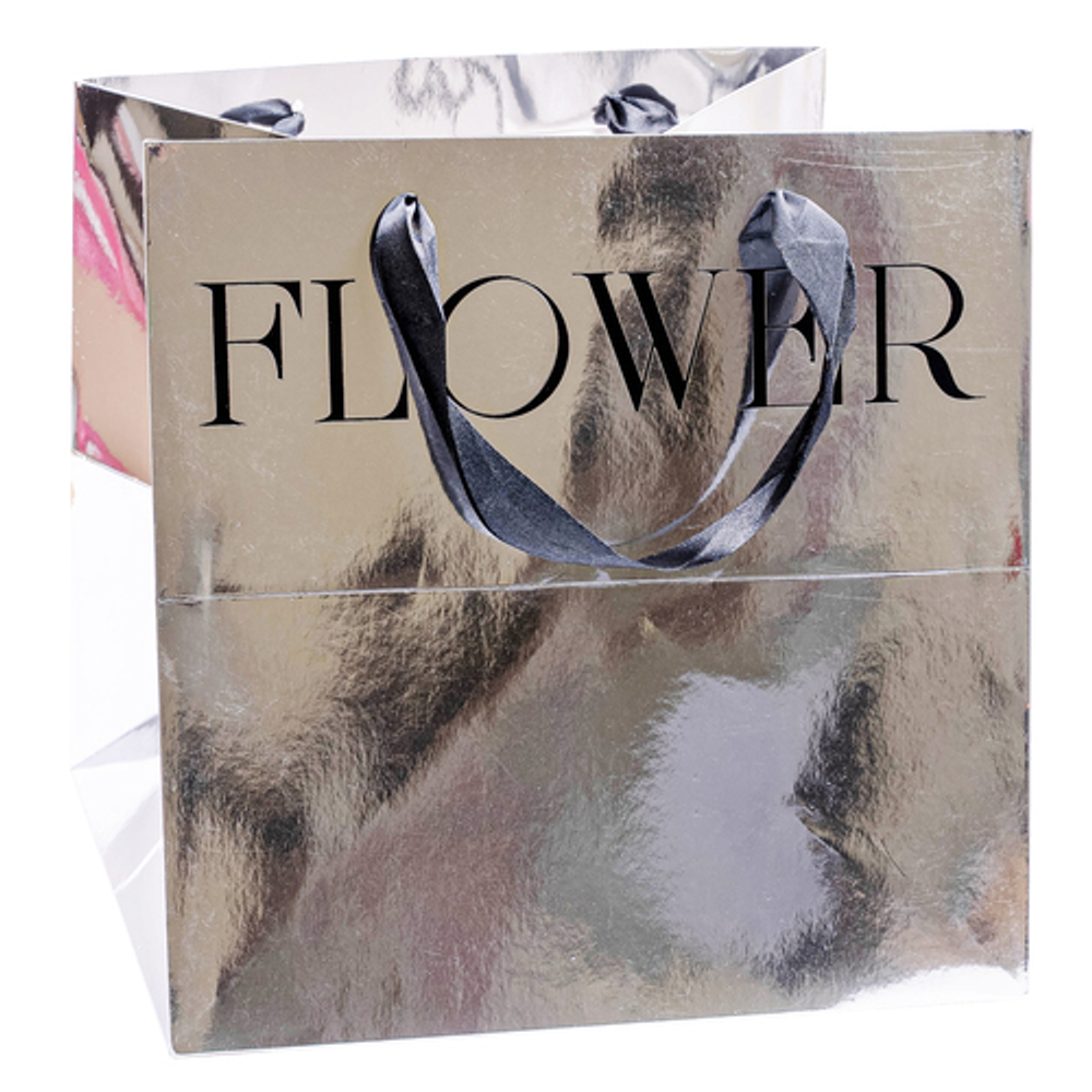 Пакет для цветов металлик FLOVER 28*28*28