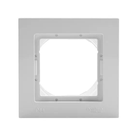 Рамка пластиковая на 1 пост Systeme Electric AtlasDesign Aqua Белый ATN440101