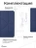 Чехол книжка для iPad Pro 11" M4 Gurdini Origami Case Темно Синий