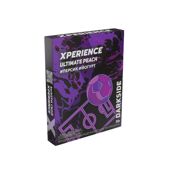 Табак для кальяна DARKSIDE XPERIENCE 30г Ultimate Peach (Персик Йогурт)