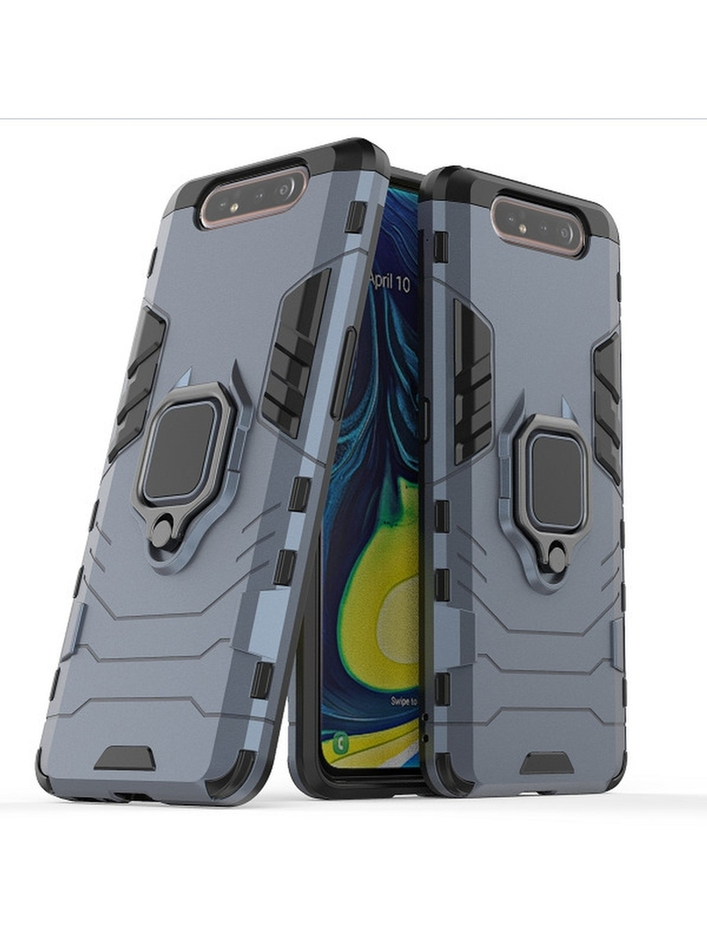 Противоударный чехол с кольцом Panther Case для Samsung Galaxy A80 / A90