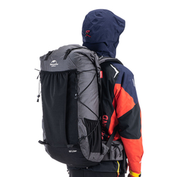 Рюкзак туристический Naturehike, 60л+5л, серый (NH19BP095)