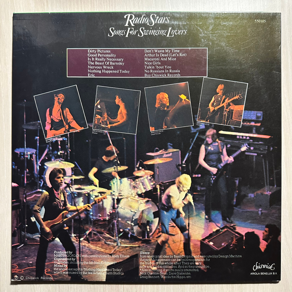 Radio Stars - Songs For Swinging Lovers (Голландия 1977г.)