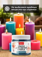 Краска для свечей и гипса «Бирюзовая» (классическая)