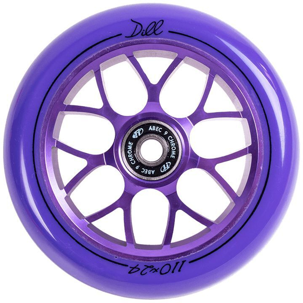 Колесо для самоката X-Treme 110*24мм, Dill, purple