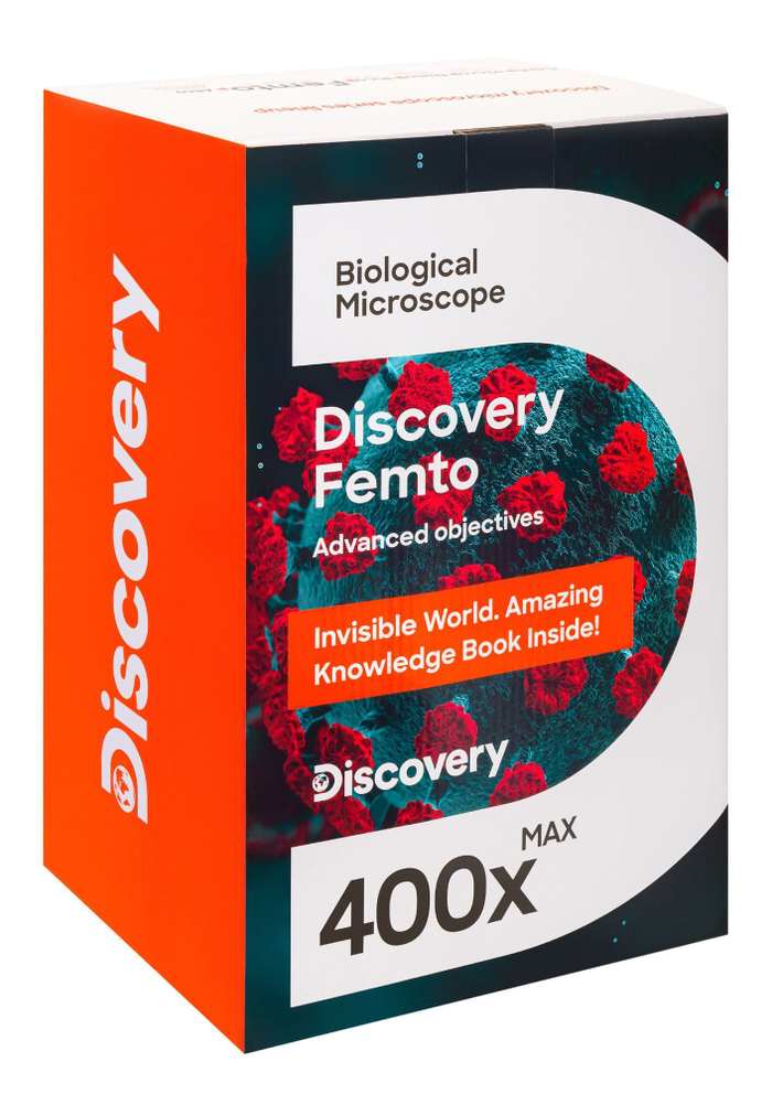 Микроскоп Levenhuk Discovery Femto Polar с книгой