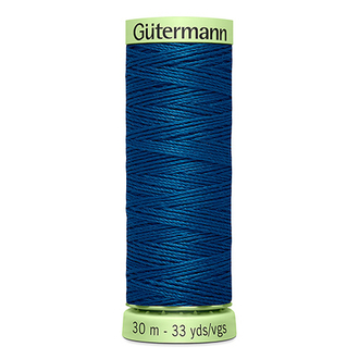 Нить Top Stitch 30/30 м для декоративной отстрочки, Gutermann, 967 водная синь