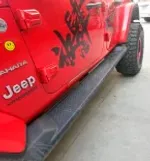 Боковые пороги в ассортименте для Jeep Wrangler JL 2018-2024+ Джип Вранглер обвес подножки фиксированные электрические