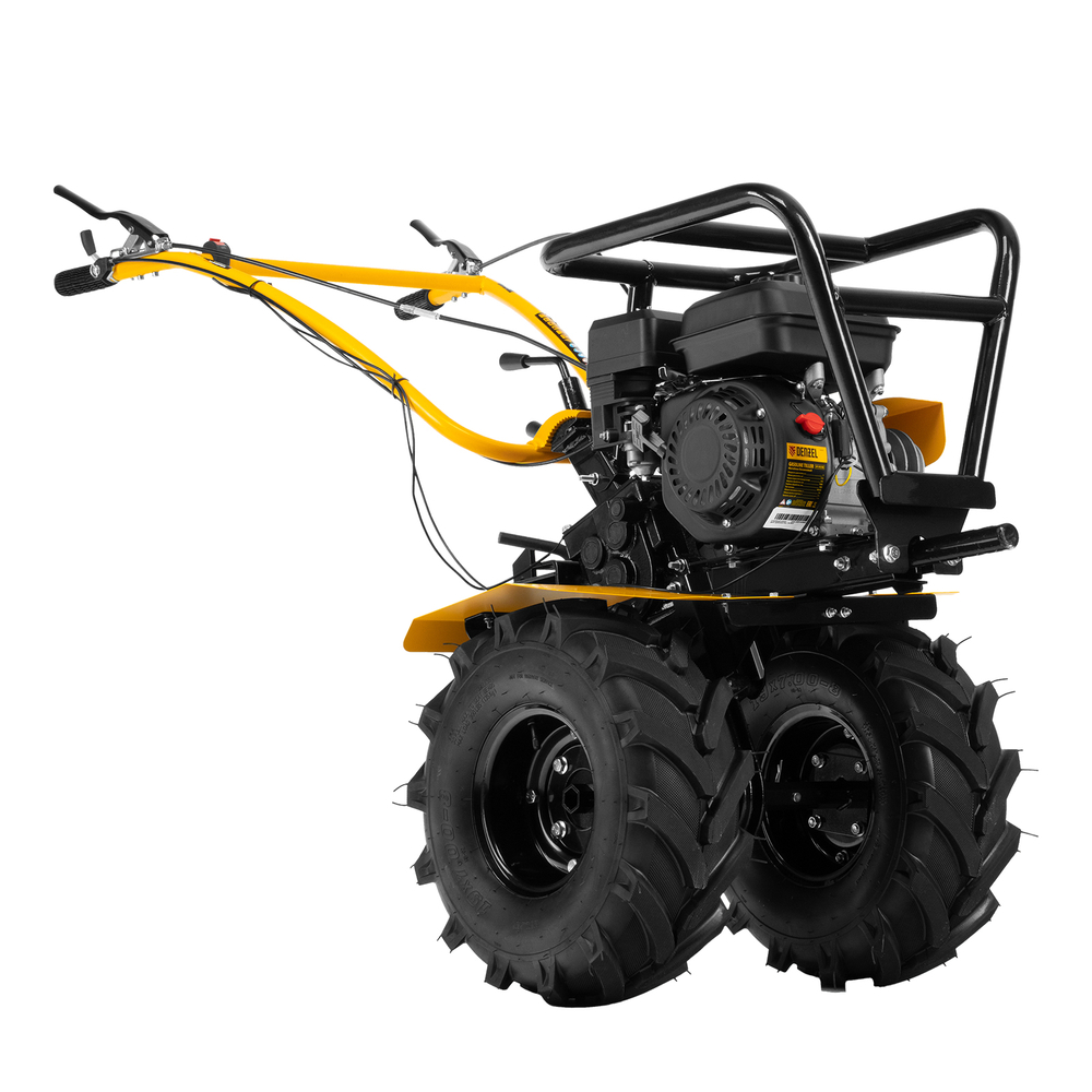 Мотоблок DPT-470S-PRO, 7 л.с., ремен.сцеп, фрез 3х4, ШОМ, передачи 4В/2Н