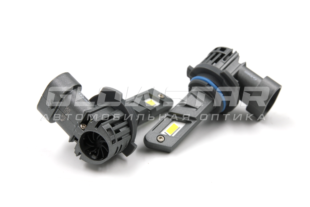 Cветодиодные лампы HB4 (9006) Sariti E4P с вентилятором, 12V, 25W, 5500K (комплект, 2шт)