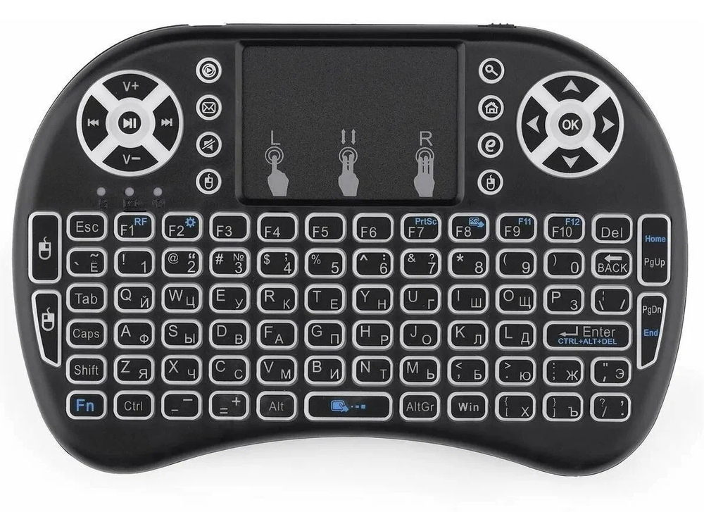 Пульт ДУ Air Mouse Keyboard Mini i8 (русская клавиатура)