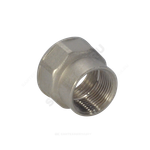 Муфта латунь никель переходная Ду 15х10 (1/2"х3/8") ВР/ВР RTP (РосТурПласт) 25170
