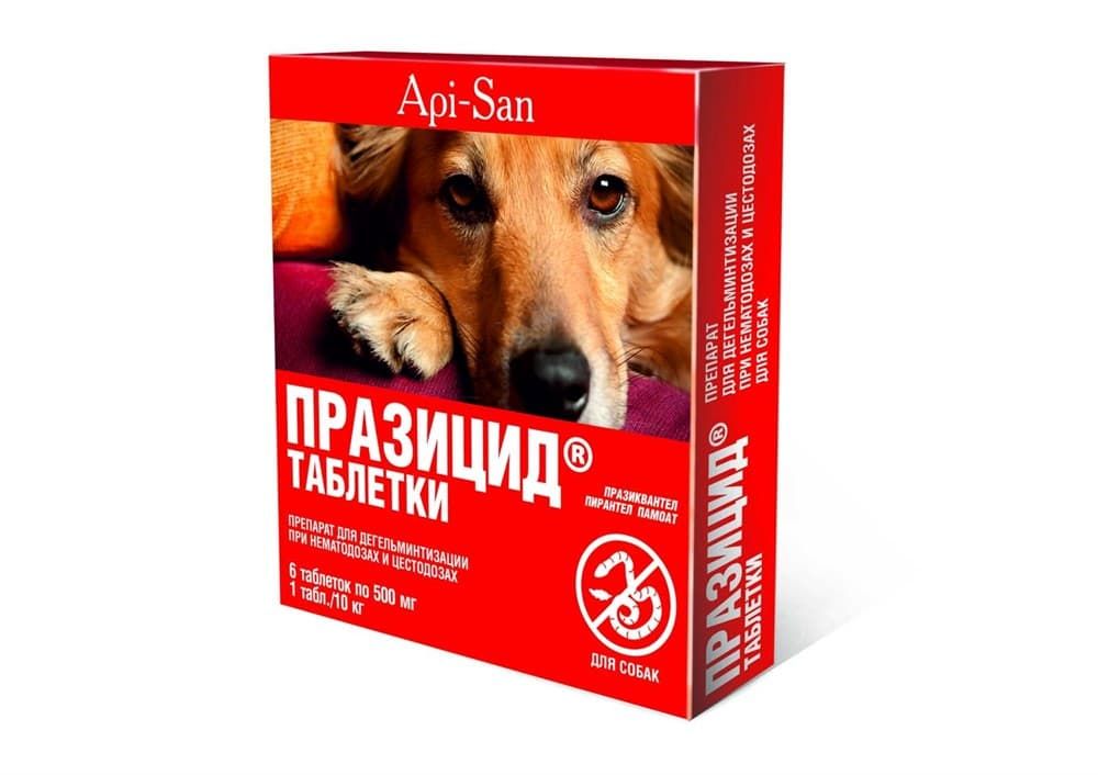 Празицид® таблетки (для собак), 6*500 мг (Цена за 1 таблетку) Празицид® таблетки (для собак), 6*500 мг (Цена за 1 таблетку)
