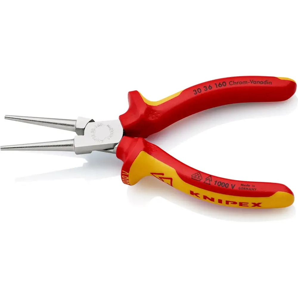 Круглогубцы хромированные 160 мм Knipex 30 36 160