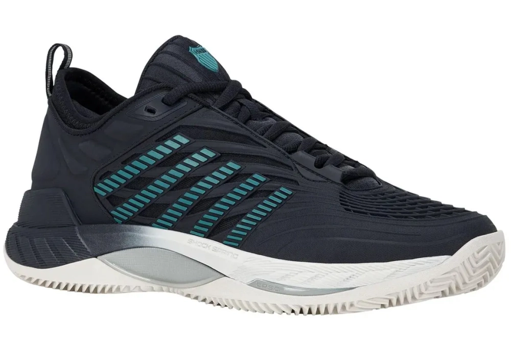 Мужские кроссовки теннисные K-Swiss Hypercourt Supreme 2 Clay - carbon/blanc de blanc/baltic