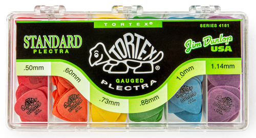 Dunlop 4181 Tortex Standard Dsiplay коробка с медиаторами, 050,060,073,088,100,114 - 36шт, 216 шт