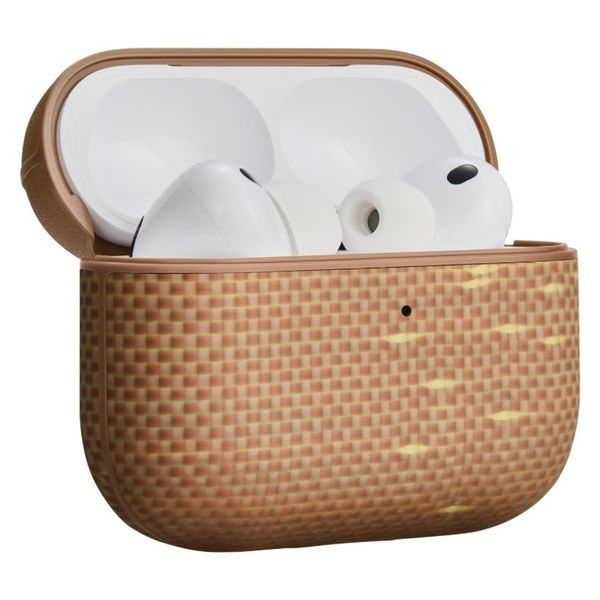 Чехол Pitaka MagEZ Case для AirPods Pro 3 Золотой блик | Golden Glint