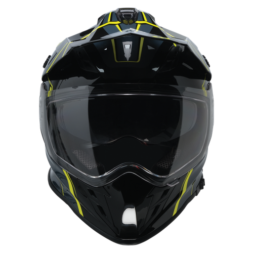 Купить Мотошлем Дуал-cпорт Z1R Range 2.0 Voyager / Черно-желтый