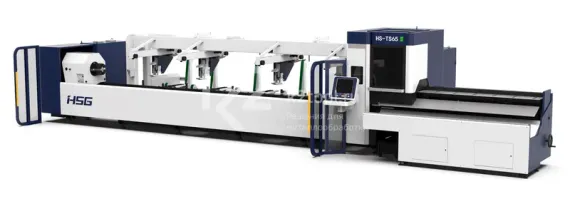 Лазерный труборез HSG Laser серии TS для резки труб с цифровым патроном