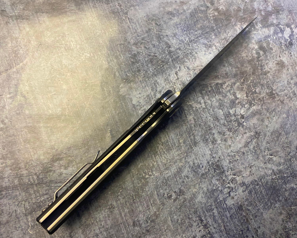 Складной нож Shark Black, сталь D2, G-10, ТДК Кизляр