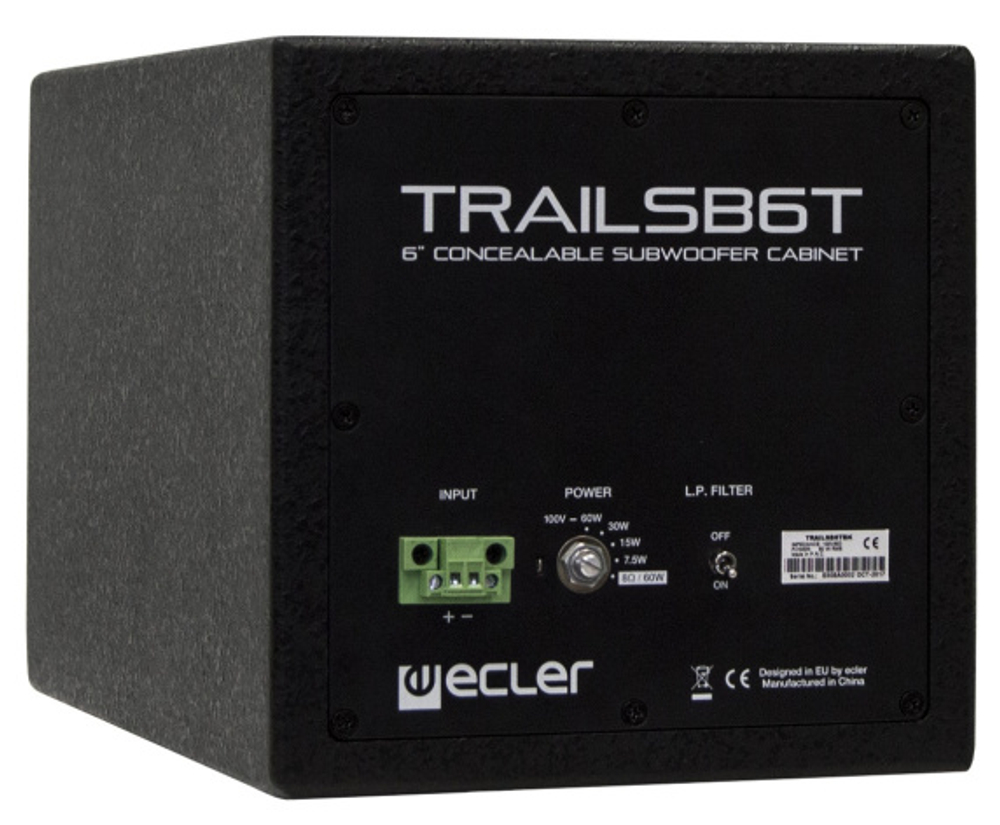 Сабвуфер Ecler TRAILSB6TBK