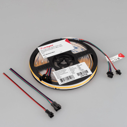 Светодиодная лента SPI-COB-X378-12mm 24V Day4000-PX63-BPT (7 W/m, IP20, 5m) (Arlight, бегущий огонь) 039738
