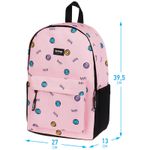 Рюкзак Berlingo Casual Happy pink 39,5*27*13см, 500 гр., 1отд. 3карм, уплотненная спинка