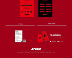 Альбом ATEEZ - GOLDEN HOUR : PART.3 IN YOUR FANTASY EDITION 12th Mini Album POCA ALBUM RANDOM Version
