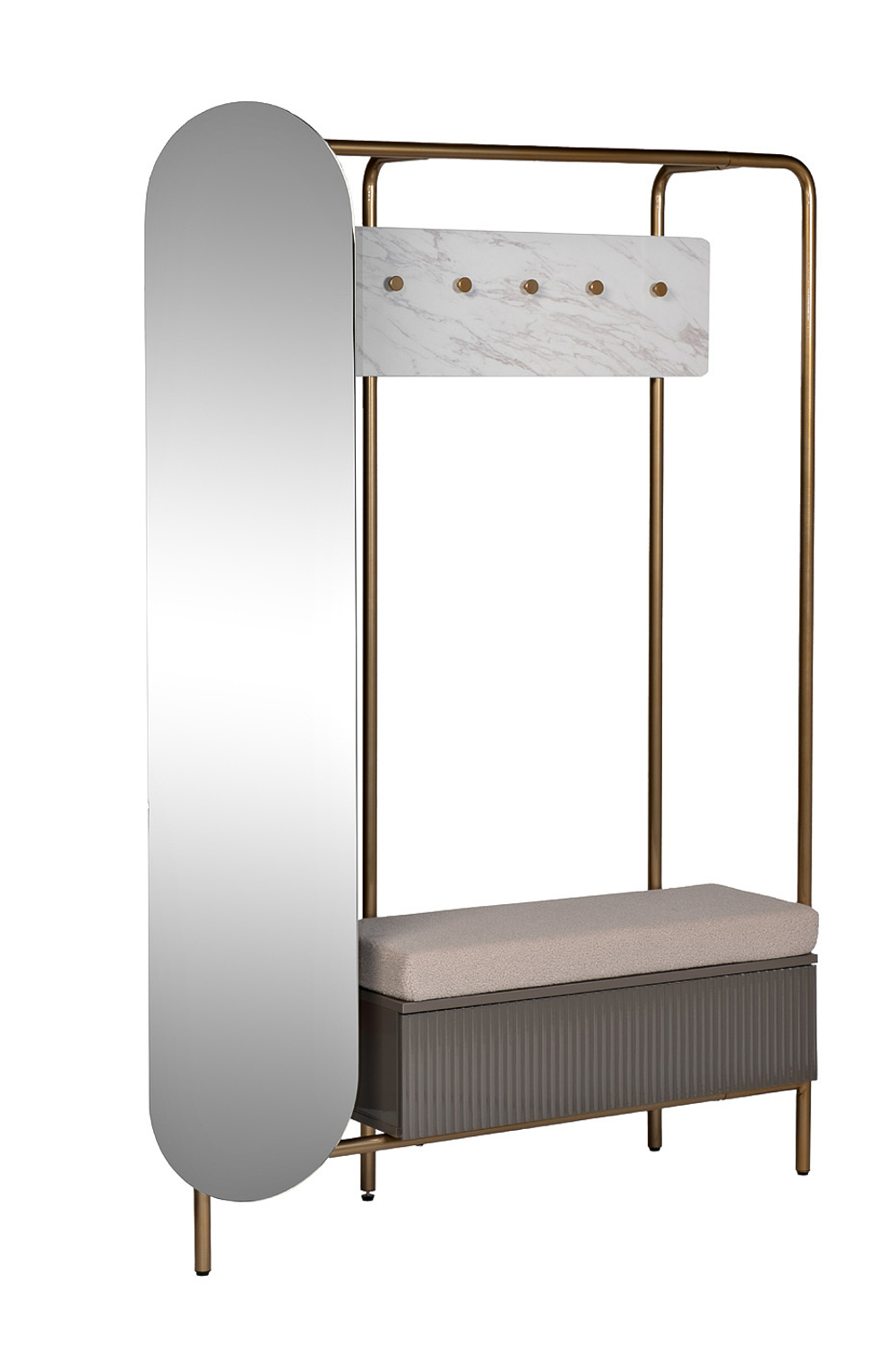 Тумба с зеркалом Garda Decor 40AD-00129