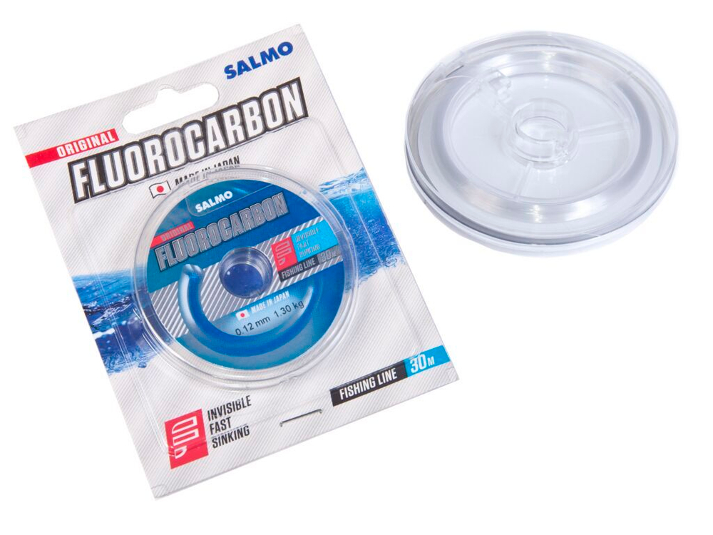 Леска монофильная Salmo FLUOROCARBON 30 м, 0,12 мм