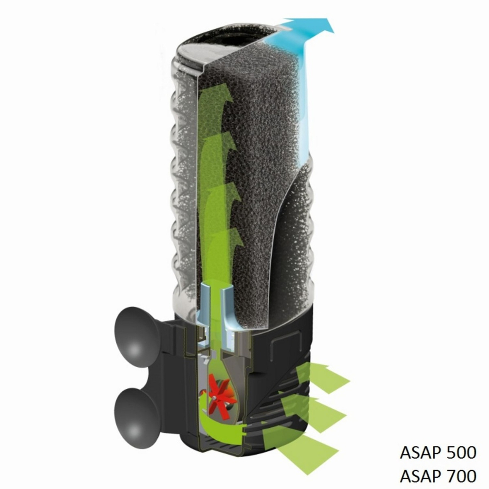 Внутренний фильтр AQUAEL ASAP FILTER 500 для аквариума 50 - 150 л