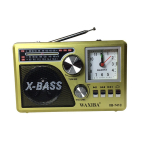 Радиоприемник Waxiba XB-741C + часы и USB с MP3-проигрывателем